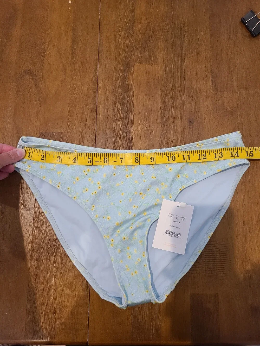 Andie Swim Yellow Floral Bikini Bottoms